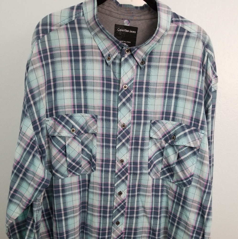 Calvin Klein Jean's Turquoise Shirt 62920-1clo